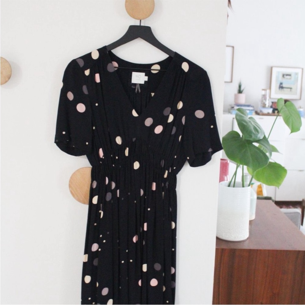 Anthropologie HD in‎ Paris Felicity Polka Dot Dress